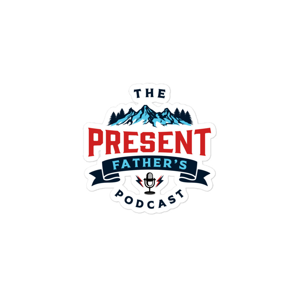 The Present Fathers Podcast Stickers