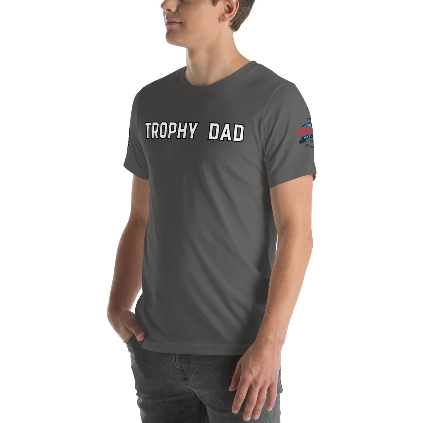 Trophy Dad T Shirt (Dark)